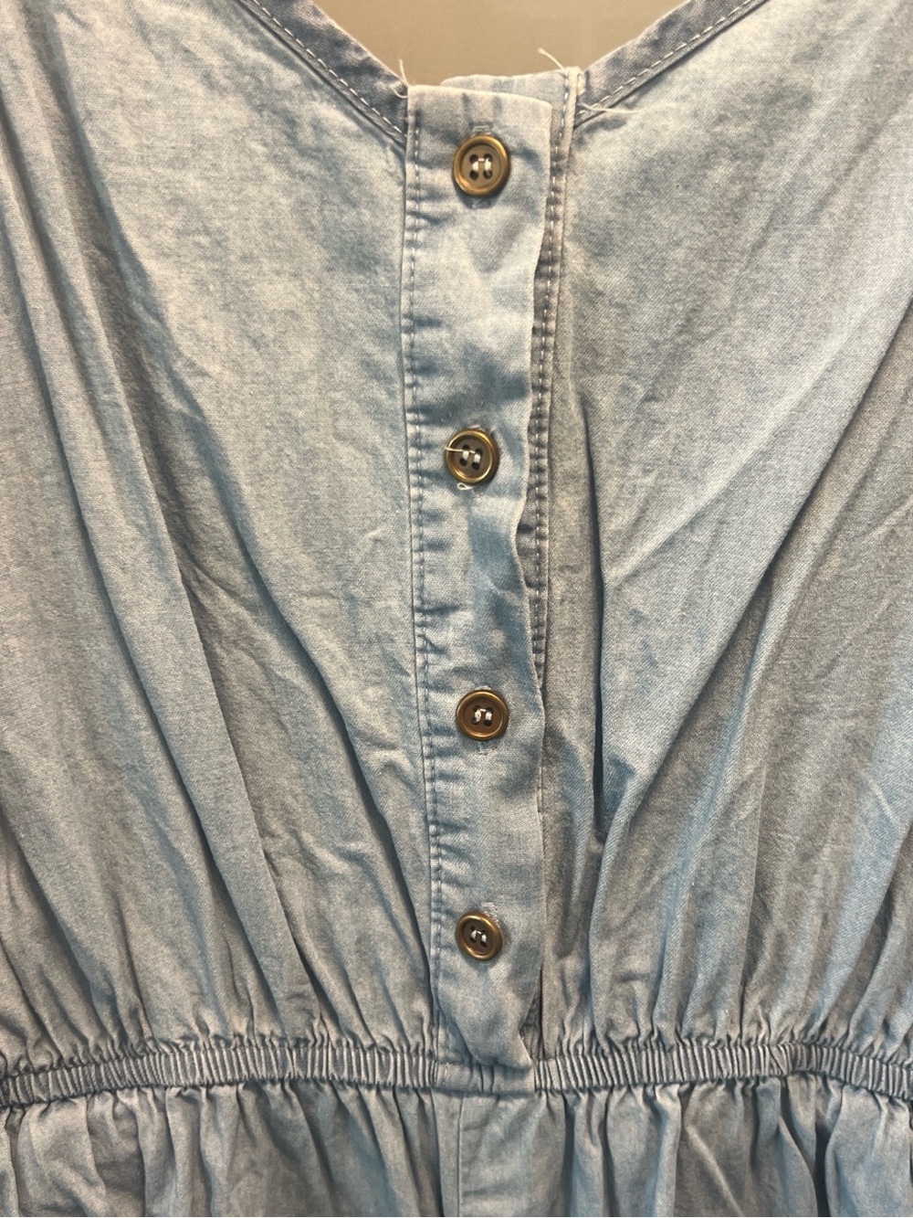 Others Follow Light Blue Denim Jumpsuit - Picture 3 of 3